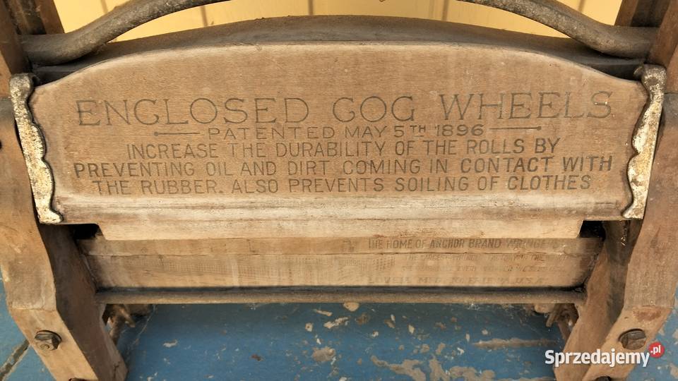 Stara zabytkowa wyżymaczka retro maglownica Warszawa