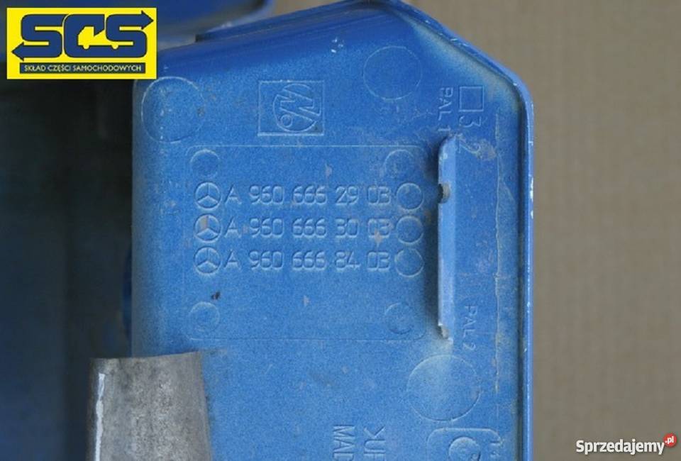 MERCEDES ACTROS MP4 STOPIEŃ LEWY DOLNY Bieleń