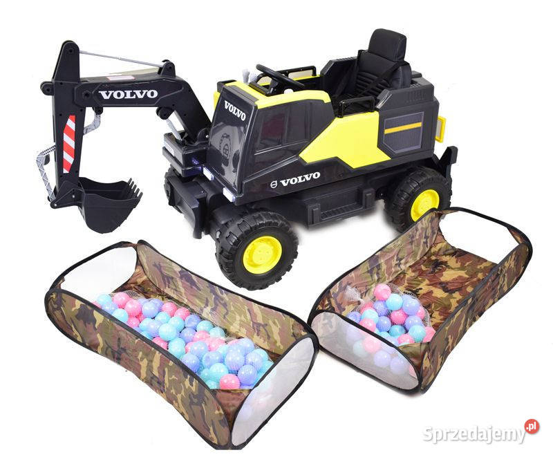 Autko na akumulator MEGA KOPARKA VOLVO PILOT 2 śląskie Myszków