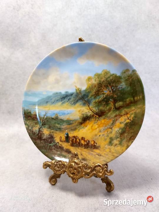 TIRSCHENREUTH PORCELANOWY KOLEKCJONERSKI TALERZ Porcelana i szkło zachodniopomorskie Dobrzany