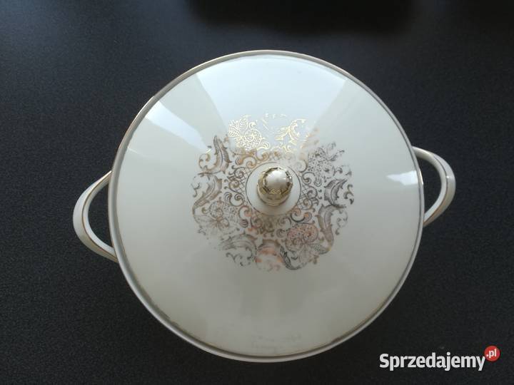 waza z porcelany ozdoba stołu stara bawarska Gdańsk