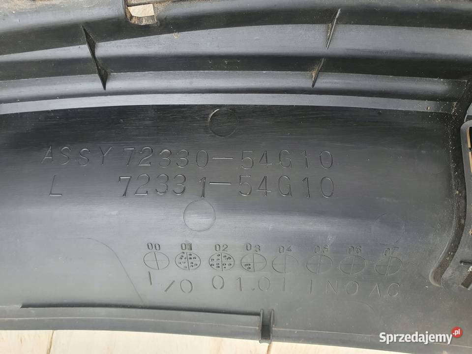 Suzuki Liana PODSZYBIE PLASTIKOWE 7233054G10 osobowe