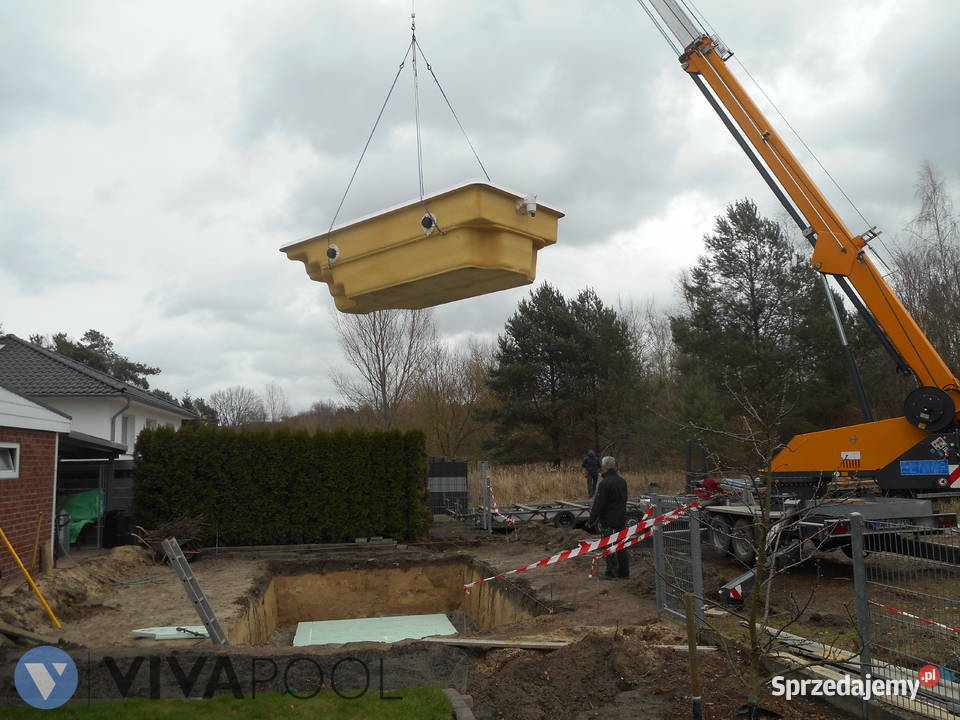 Nowoczesny basen rodzinny do ogrodu VENEZIA 81 x Radomsko