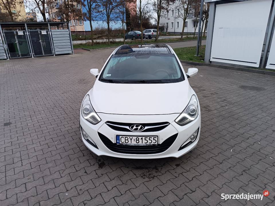 Hyundai i40 17 kamera cofania panoramahak światła przeciwmgielne Grudziądz