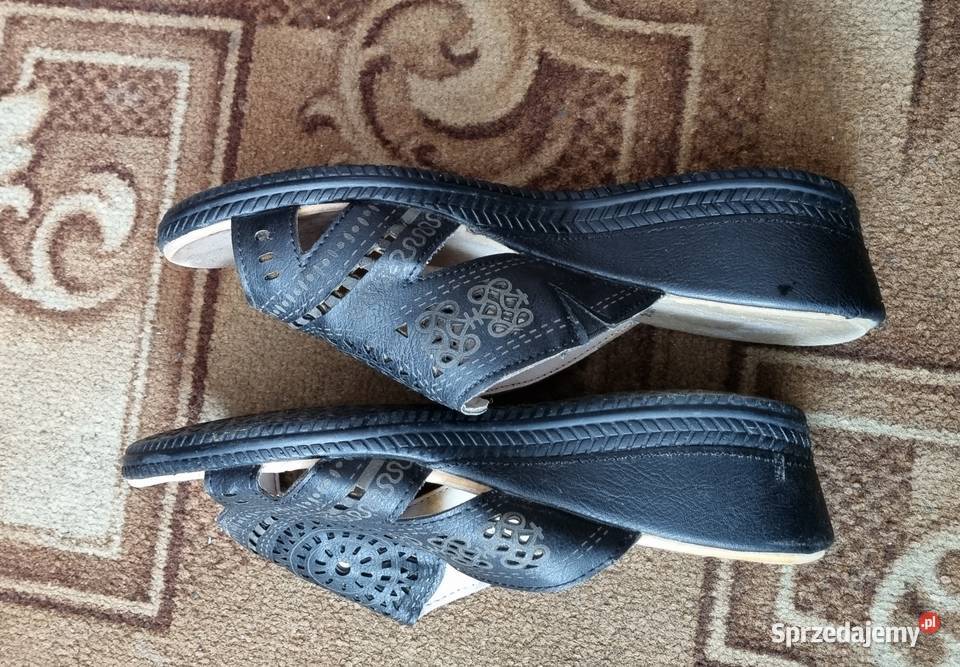 Klapki z naturalnej skóry Zabrze