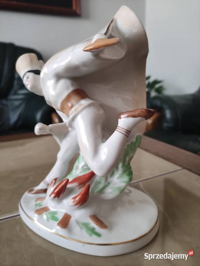 Porcelanowa Figurka Zbójnik Ćmielów lata 60 XX w lubelskie Janów Lubelski sprzedam