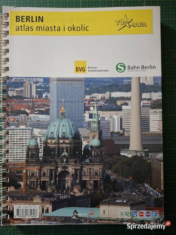 Berlin atlas miasta i okolic TOP MAPA 110 000