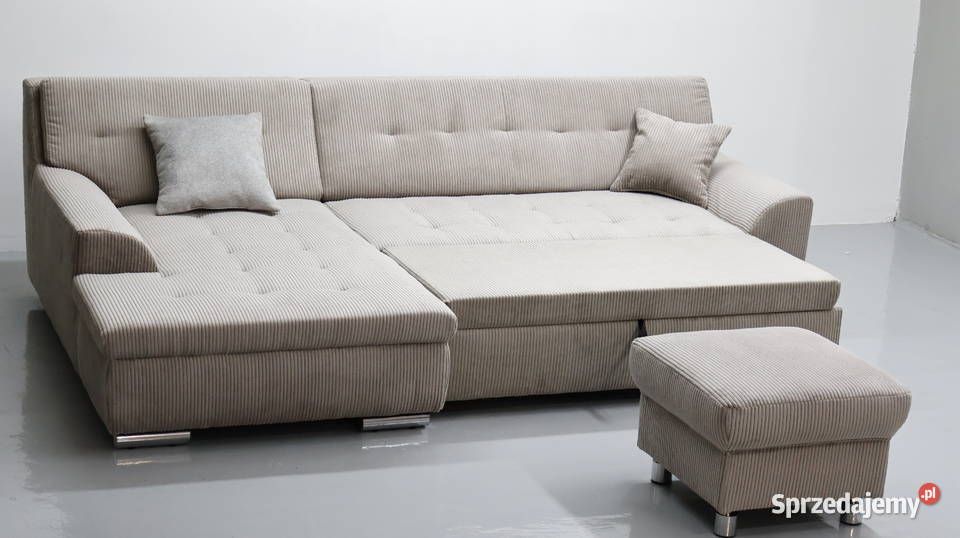 TLG DESIGN NAROŻNIK funkcja spania PUFA rogówka