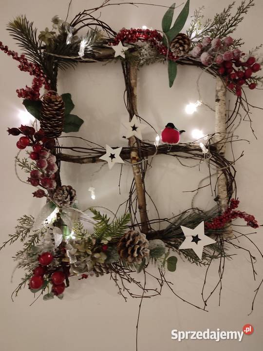 Ramka dekoracyjna okienko zimowe Sosnowiec