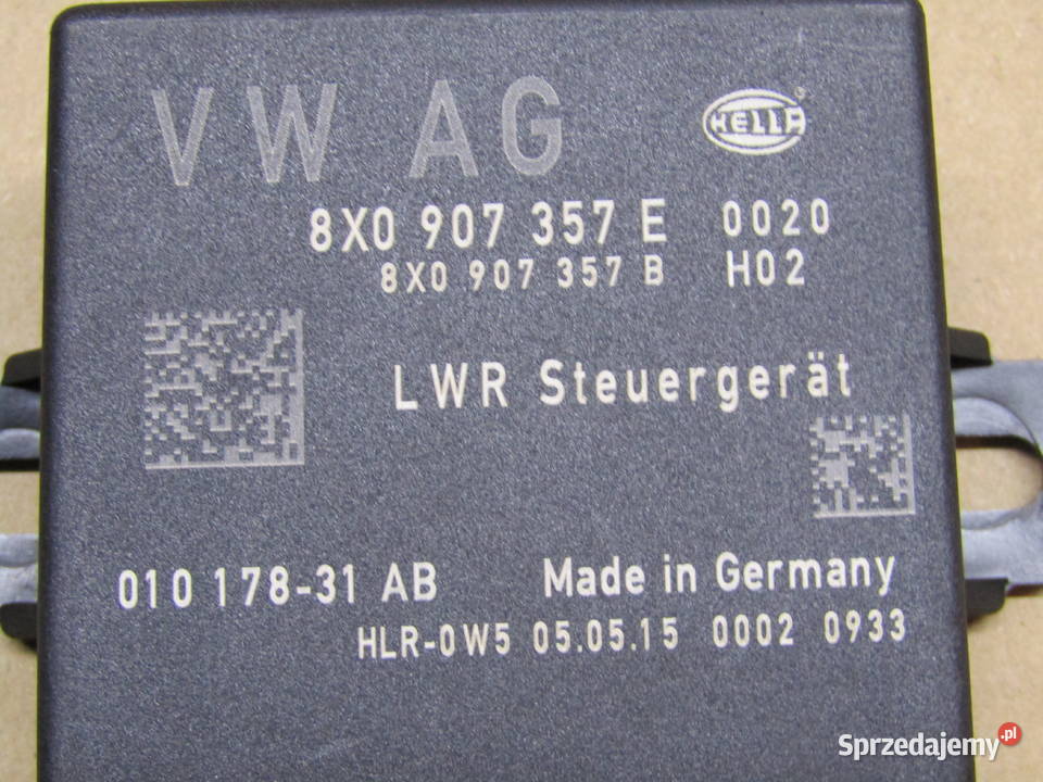 STEROWNIK ŚIWATEŁ KSENON AUDI A1 8X0907357E Mysłaków