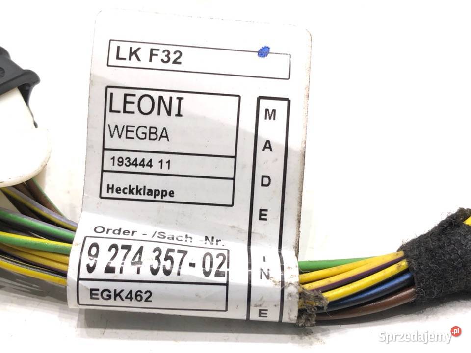 WIĄZKA KLAPY BAGAŻNIKA TYŁ BMW F32 9274357 20