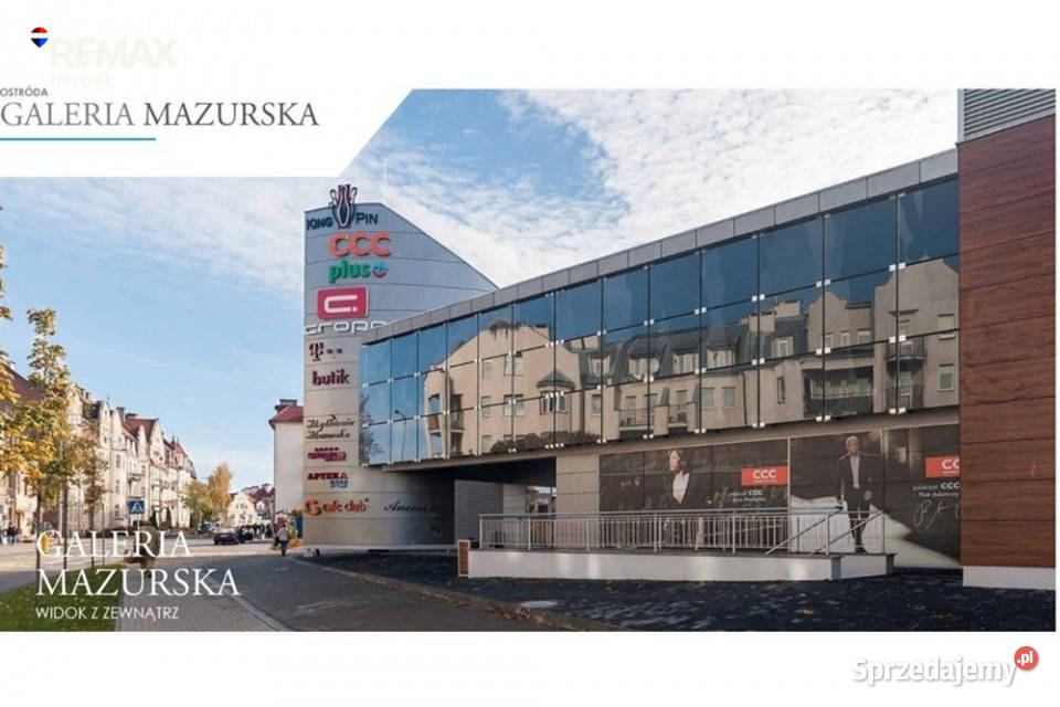 Lokal inwestycyjny 85 ROI w Galerii Mazurskiej Ostróda