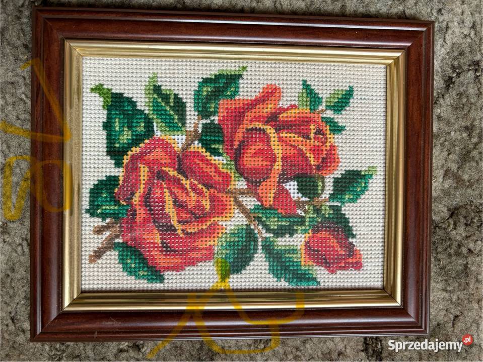Obrazy ręcznie wyszywane natura religia