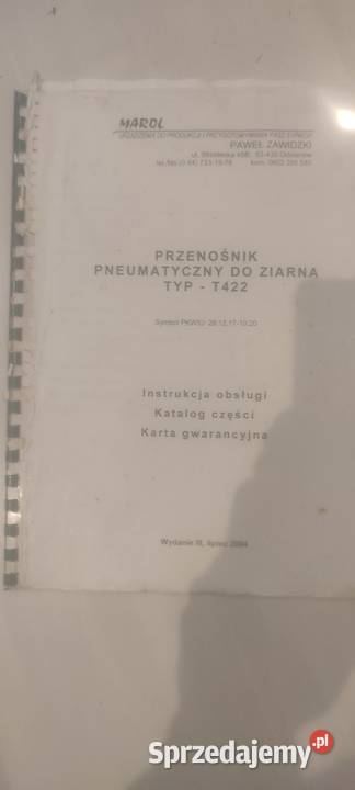 Dmuchawa ssąco tłocząca mrol do zboża nieuszkodzony Peresołowice