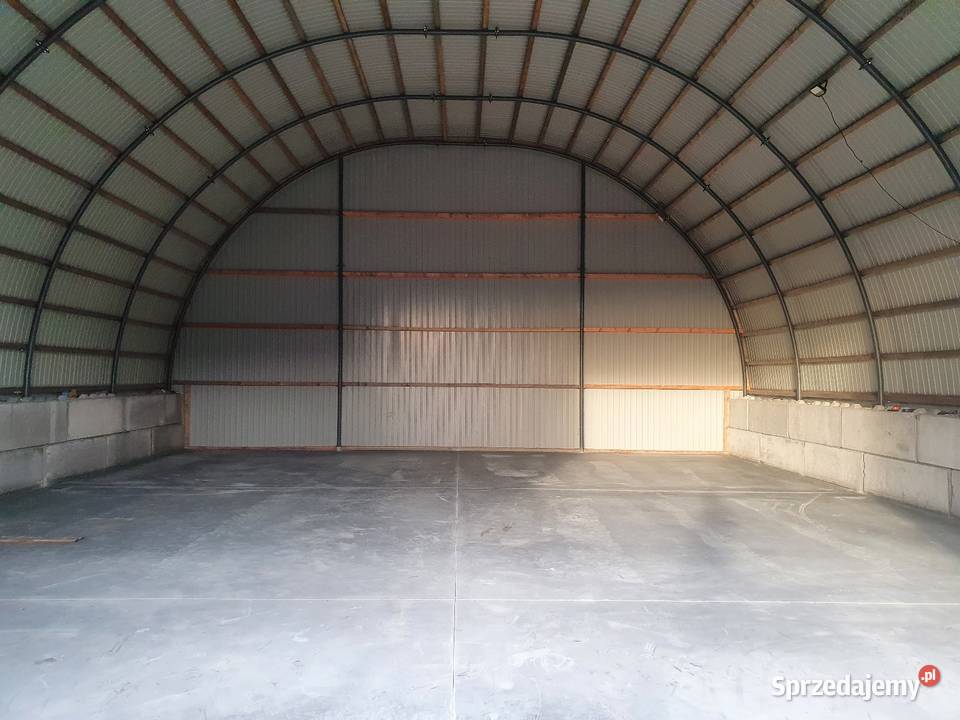 Hala łukowa 12 x 25 m komplet wiata garaz sprzedam