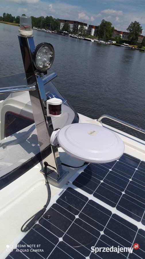 maszt nawigacyjny oświetleniowy houseboat Iława