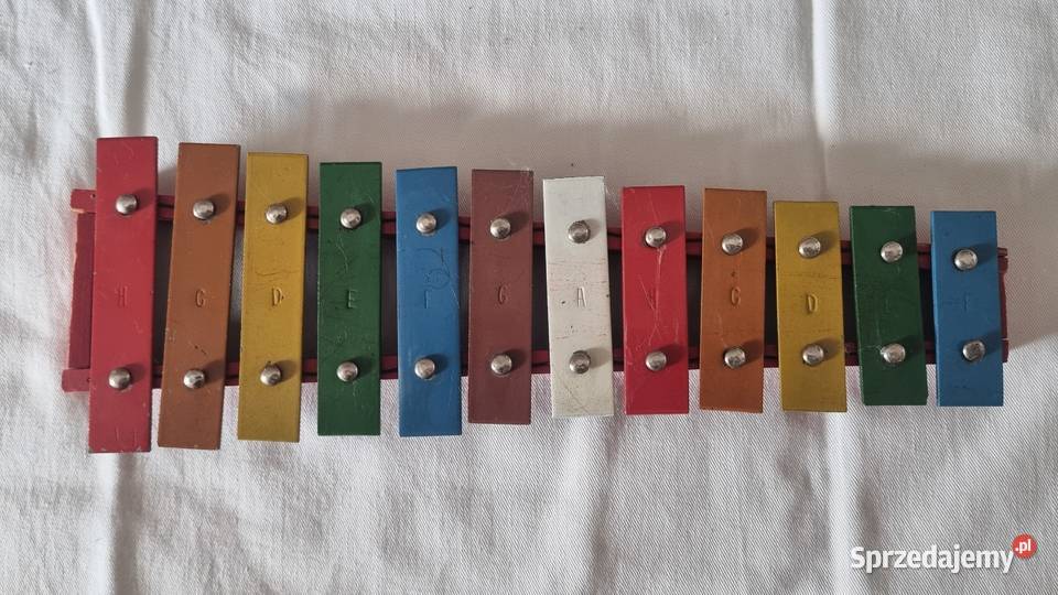 Stare cymbałki dzwonki zabawka PRL Warszawa