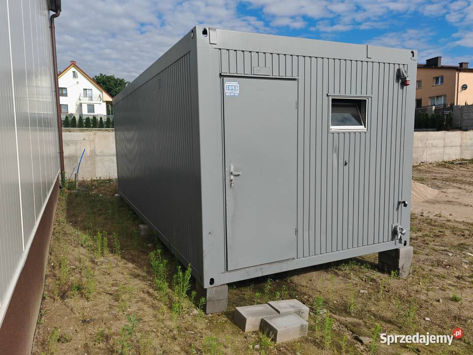 Kontener biurowy socjalny szatnia z WC 3x7 Gdańsk
