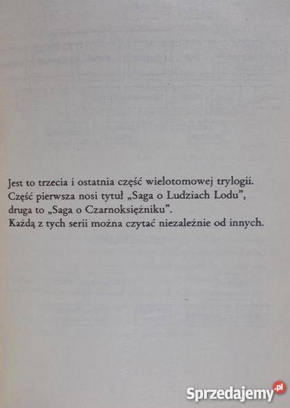 SAGA O KRÓLESTWIE ŚWIATŁA TOM 19 PODSTĘP Toruń