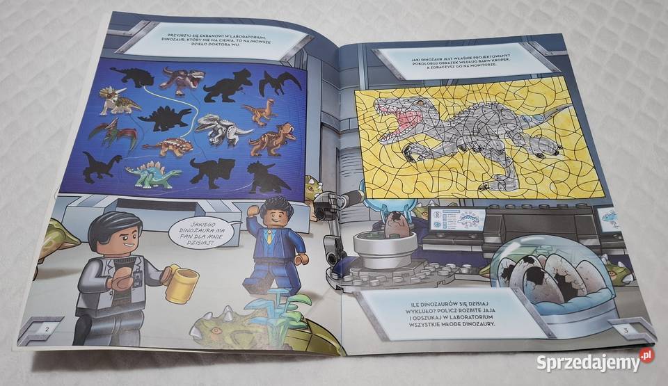 Lego Jurassic World Sekrety dinolaboratorium Czeladź
