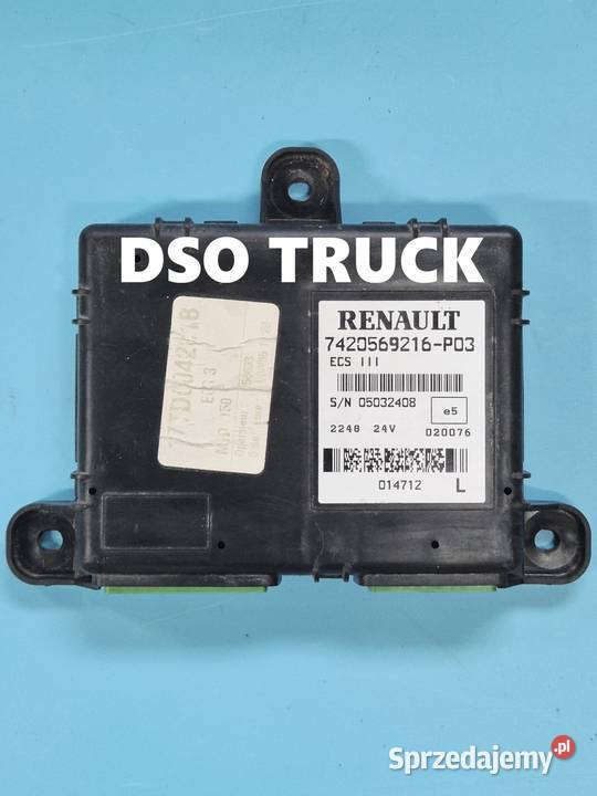 7420569216P03 STEROWNIK MODUL ECS RENAULT Zawichost