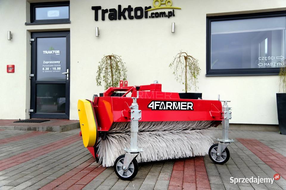 Zamiatarka 120 do traktora z koszem 4FARMER Tajęcina