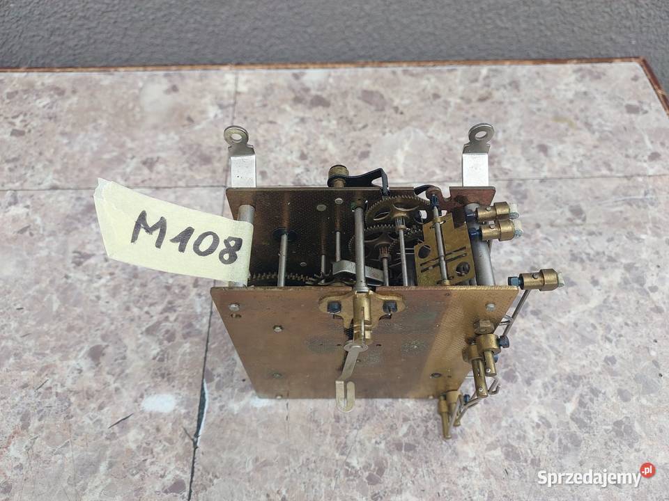 M108 Mechanizm starego zegara ściennego Junghans Tczew