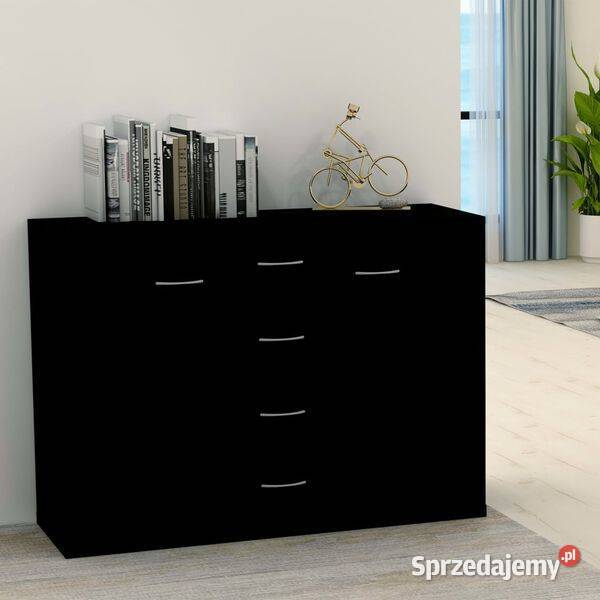 vidaXL Szafka czarna 88x30x65 SKU800685 Warszawa