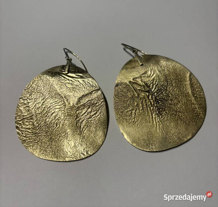 Kolczyki Moon Orska pozłacane Bydgoszcz