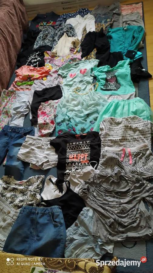 paka ubrań dziewczyny rozmiar 146 152 odzież wielkopolskie