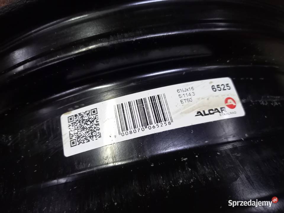 Felgi stalowe używane 5x1143 16 Suzuki Vitara i stalowe Bielsko-Biała