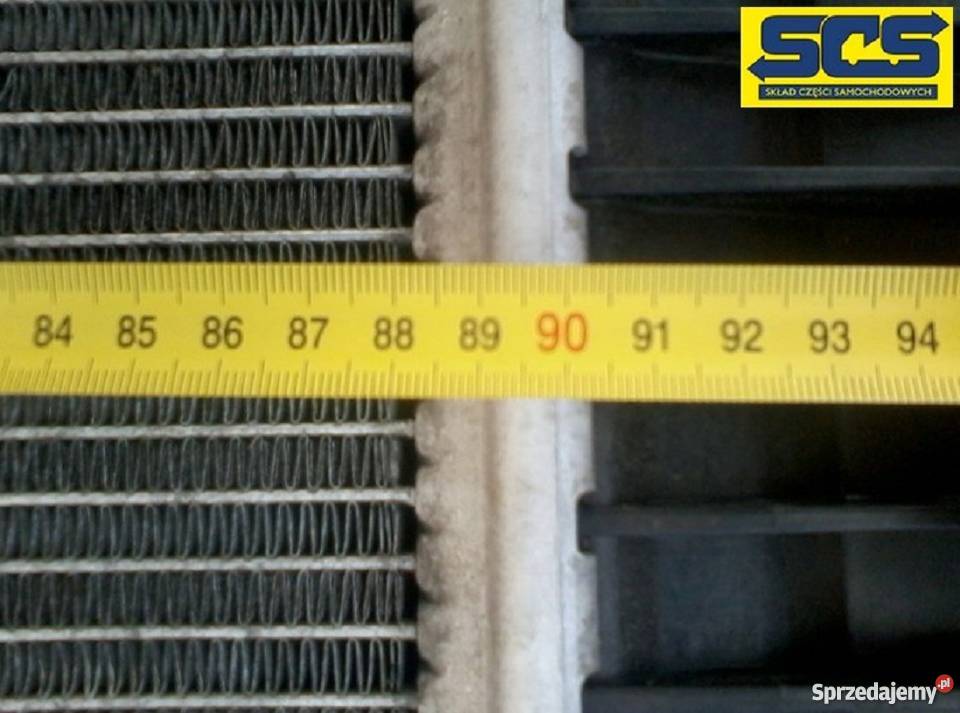 MERCEDES ACTROS MP4 CHŁODNICA CIECZY WODY 88 Układ chłodzenia Części samochodowe Bieleń