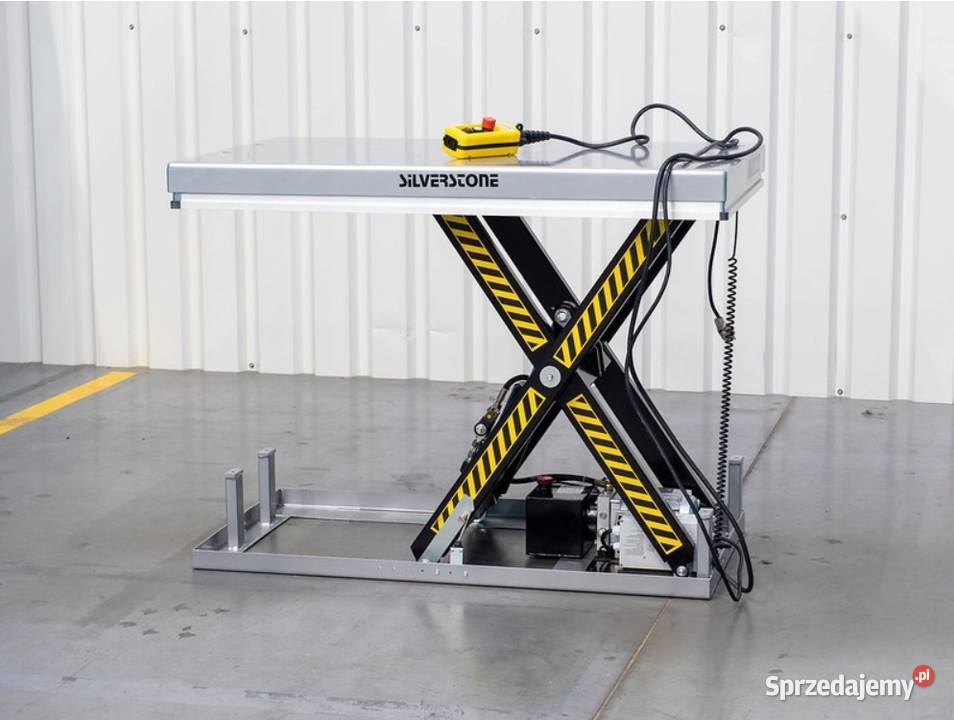 Hydrauliczny stacjonarny nożycowy stół podnośny łódzkie Smolice sprzedam