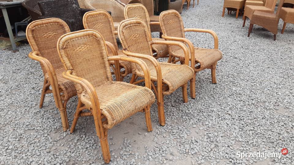 różne fotele rattanowe Milicz