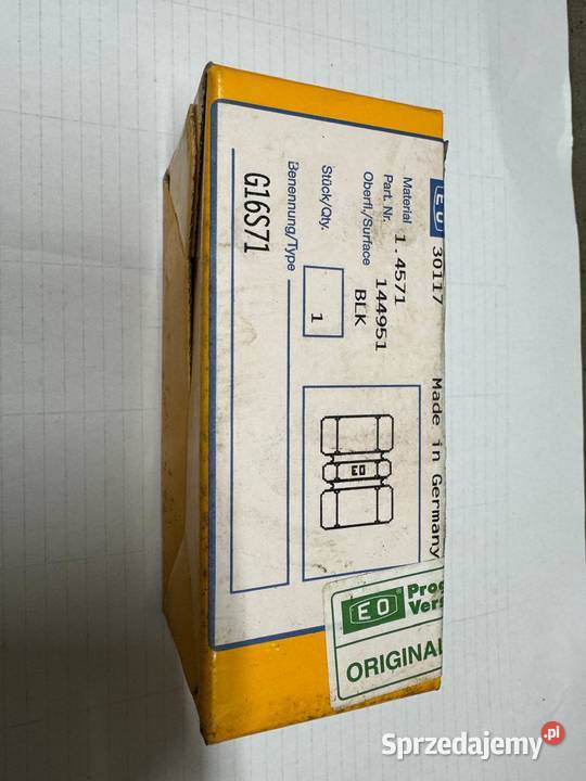 ERMETO EO G16S71 złączka nierdzewna 14571 144951 Mokry Dwór sprzedam