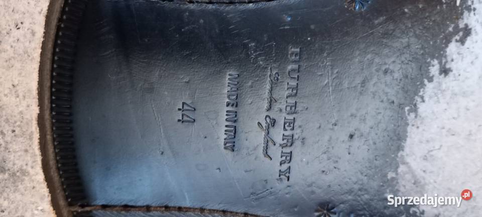 Luksusowe buty męskie marki Burberry
