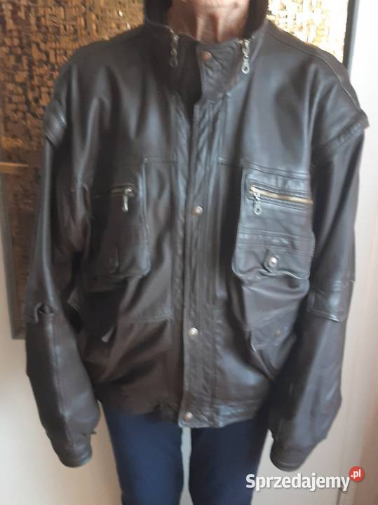 Kurtkakamizelka ze skóry z dopinaną Kurtki i płaszcze Pruszków