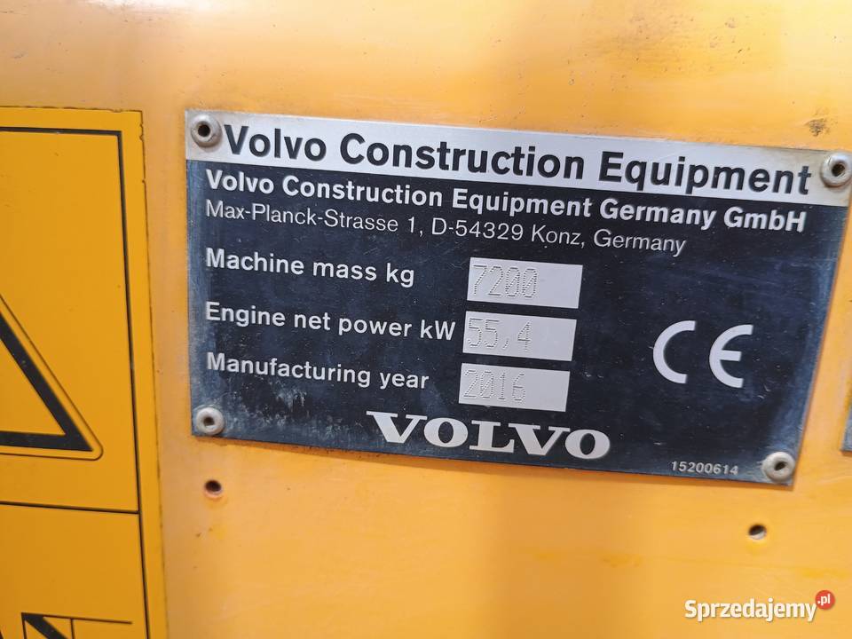 2016r Volvo L35G CAT 908 JCB Żywiec