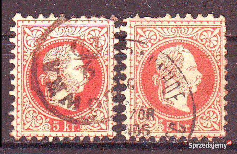 Zn Austria Mi 37a b kas 1867 Gliwice