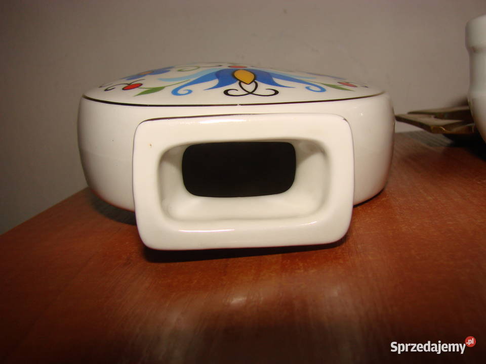 Lubiana wzór kaszubski wazonik Antyki, Sztuka, Kolekcje Pruszcz Gdański