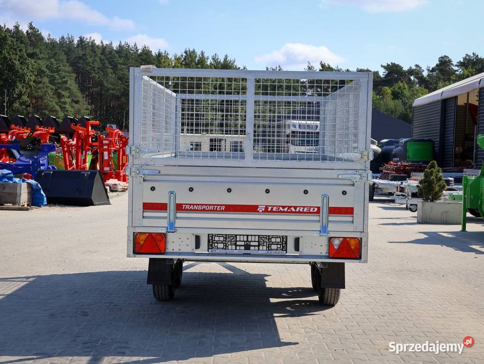 Przyczepa dwuosiowa TEMARED TRANSPORTER 30152 z Kołobrzeg sprzedam