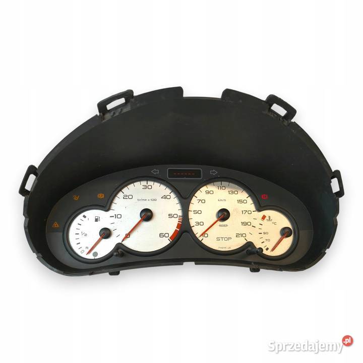LICZNIK ZEGARY 9648836580 Peugeot 206 Lift 14 osobowe Wyposażenie wnętrza