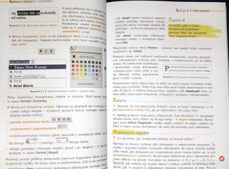 Informatyka Lekcje z komputerem Wanda Jochemczyk Chełm sprzedam