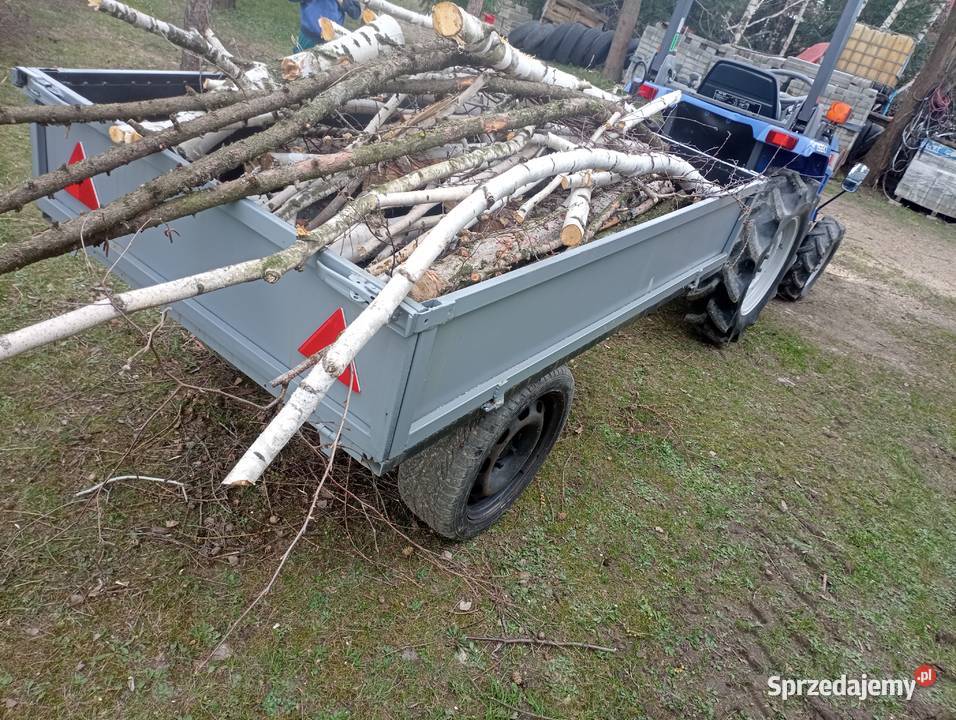 przyczepa jednoosiowa do iseki traktorka i inne Grybów sprzedam