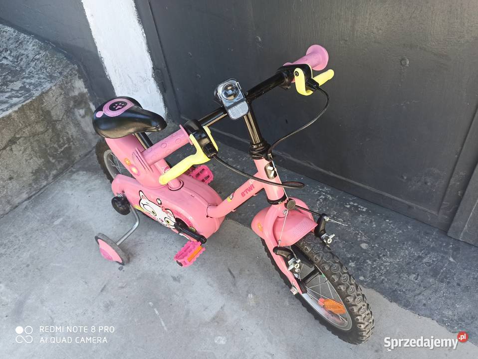 Rowerek Dzieciecy 14 Btwin KOTY Kółka Boczne Wieliczka