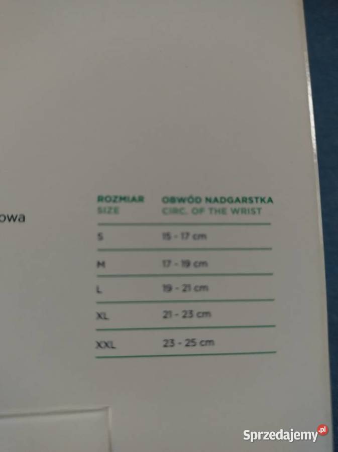 Orteza stabilizator stawu nadgarstkowego Sprzęt rehabilitacyjny i ortopedyczny Katowice