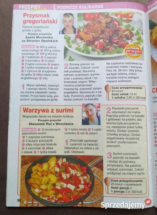 PRZEPISY CZYTELNIKÓW 72011 M IN ZUPA PIJACKA lubelskie Piszczac