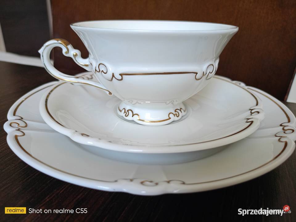Szlachetna porcelana z lat 30 Jubileuszowa Drezdenko
