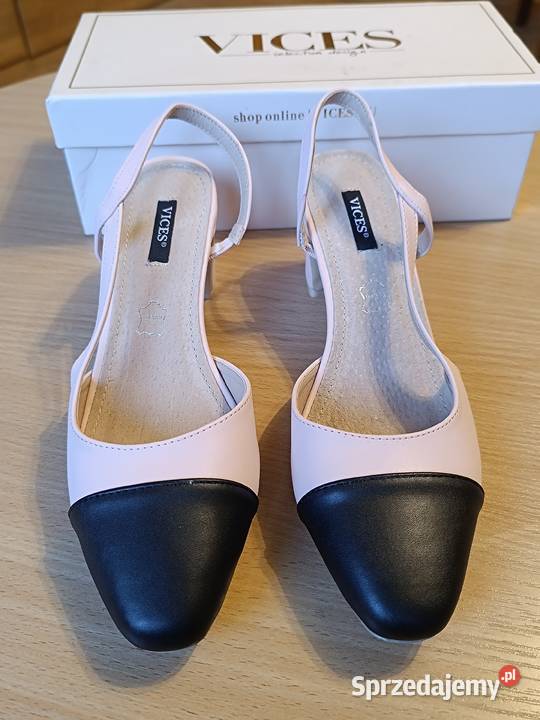 Nowe sandały na obcasie Vices 901920 Pink Sandały i klapki Rzeszów
