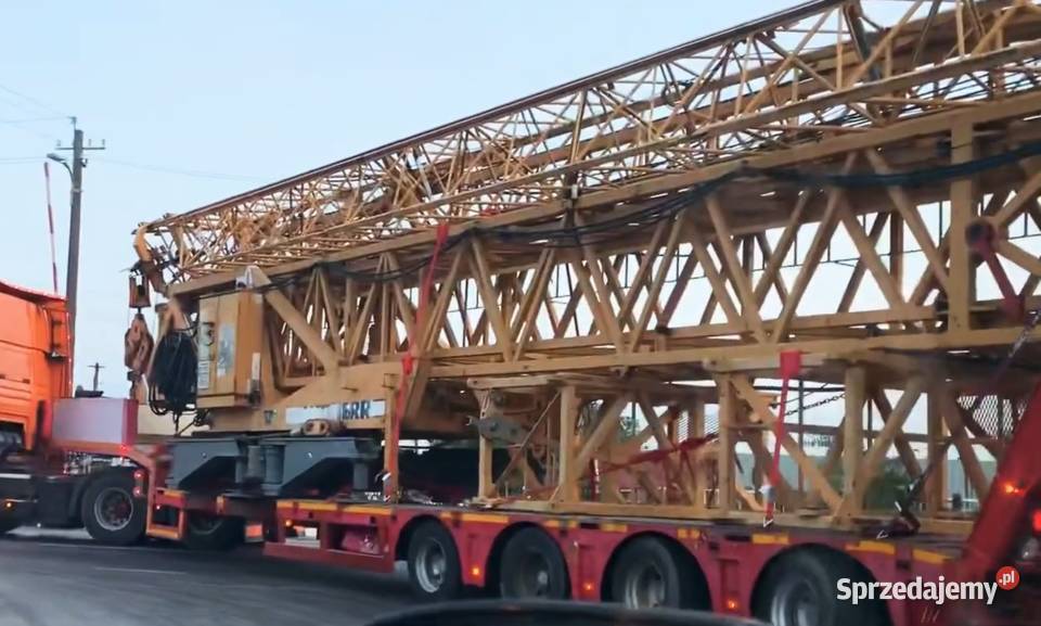 Transport żurawi budowlanych i elementów dźwigów dolnośląskie Wrocław